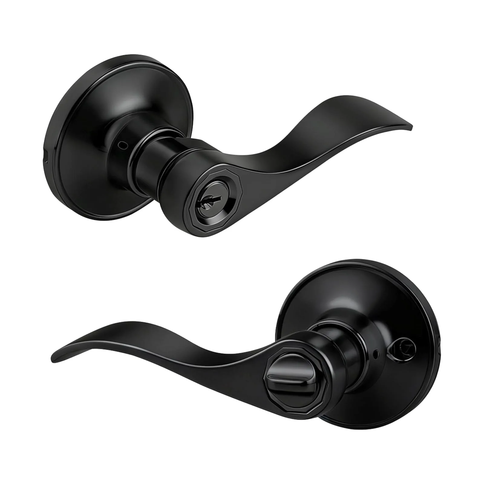 Gobrico Black Door Lever Handle image 2