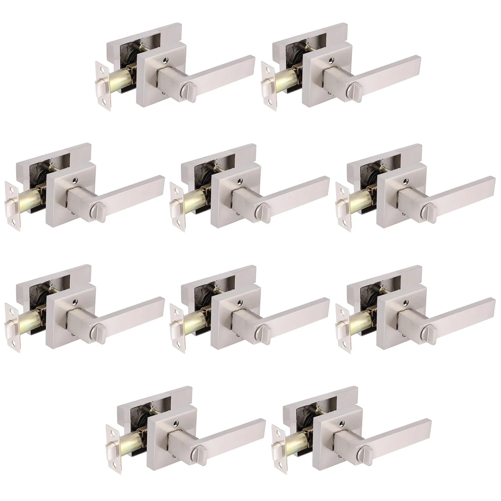 Gobrico Satin Nickel Door Handle image 2