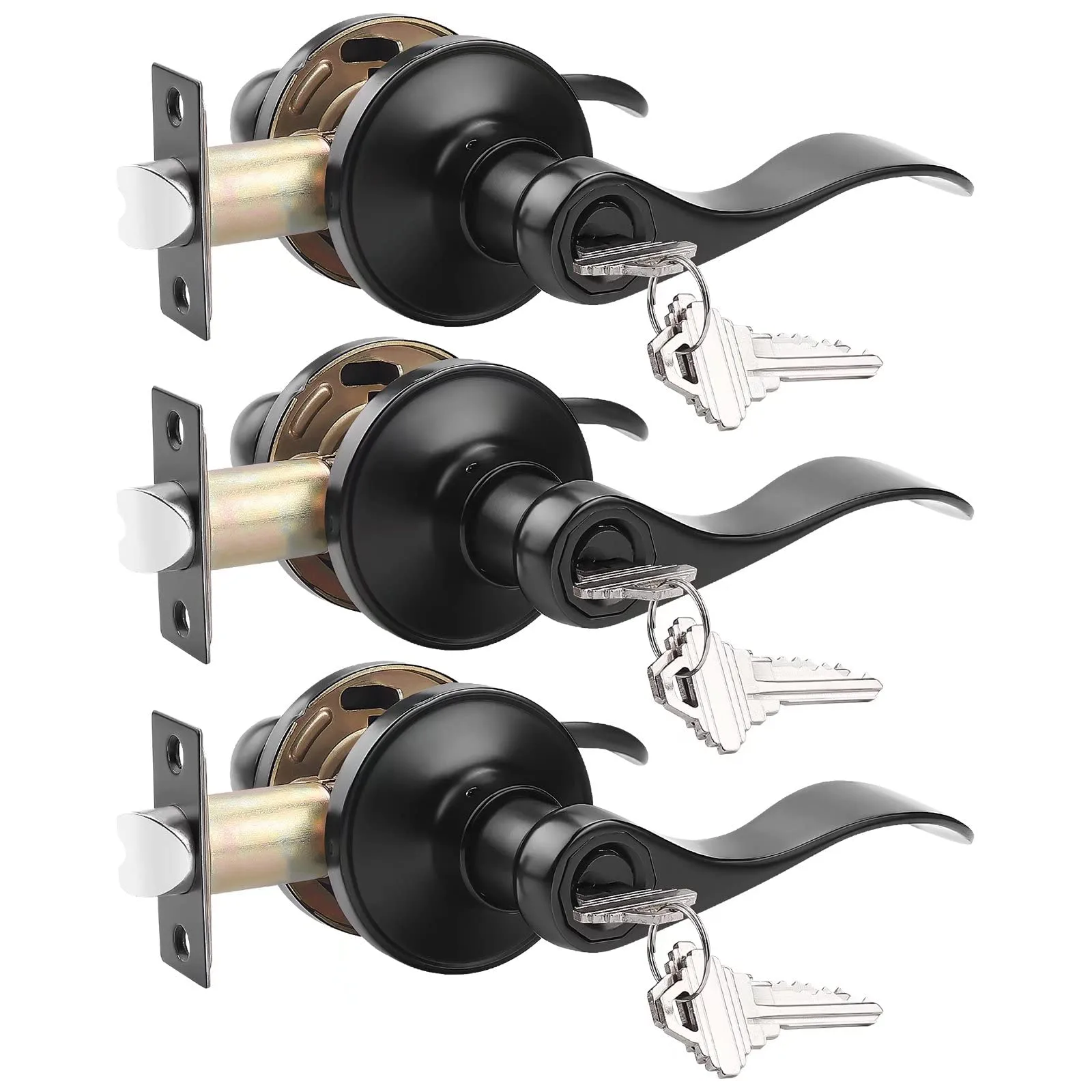 Probrico Door Lock Handle Combo